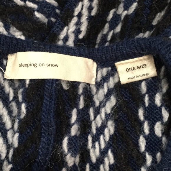 Anthropologie Sleeping On Snow Poncho - Picture 5 of 8